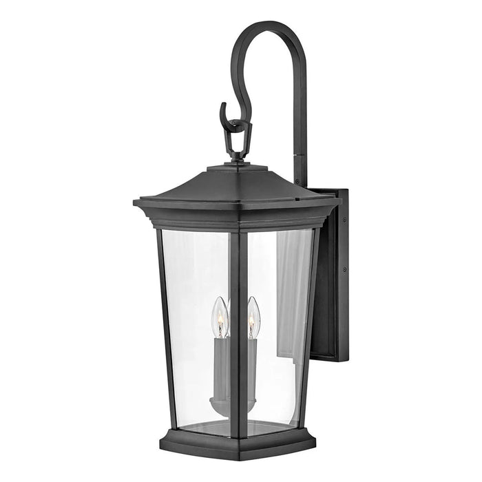 Bromley Outdoor Wall Light in XX-Large/Museum Black.