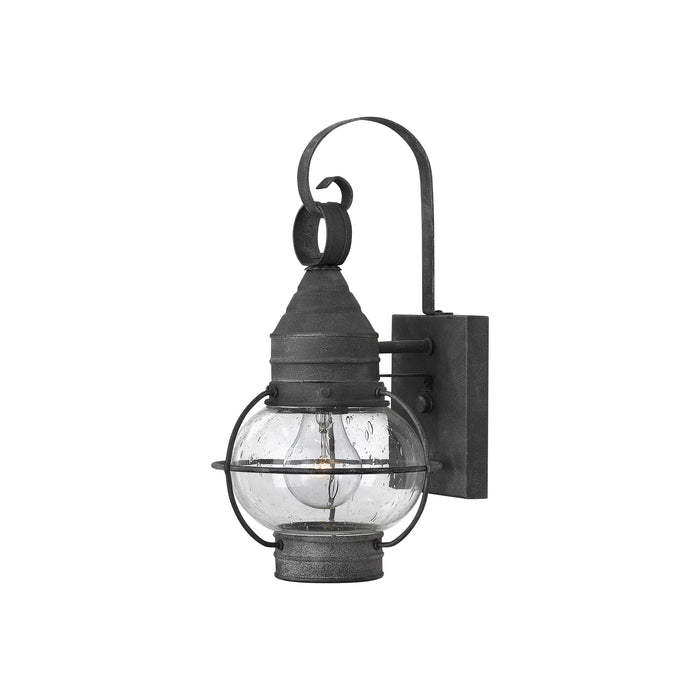 Cape Cod Outdoor Wall Light in X-Small/Aged Zinc.