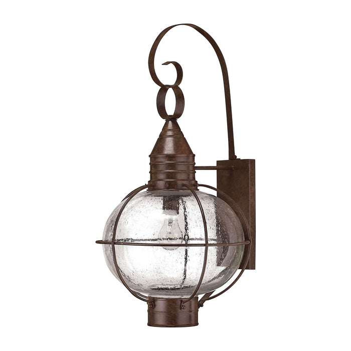 Cape Cod Outdoor Wall Light in Large/Sienna Bronze.