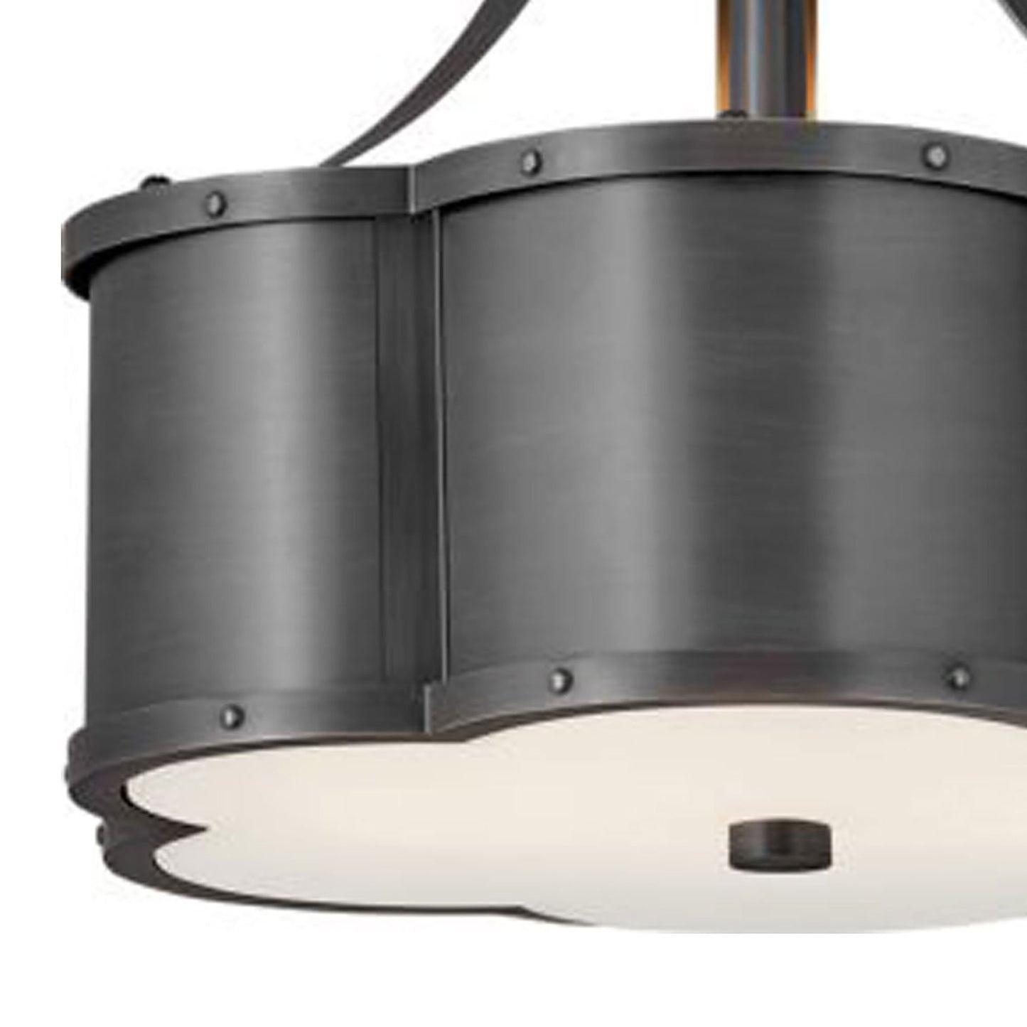 Chance Semi Flush Ceiling Light in Detail.