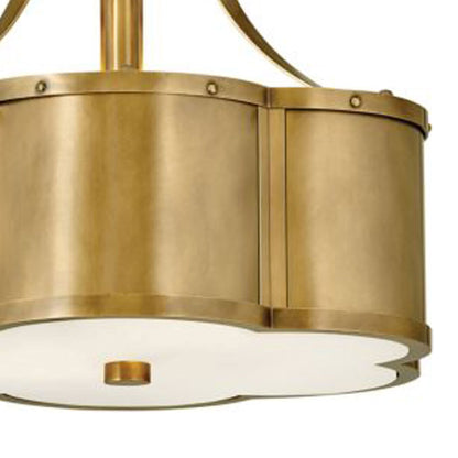 Chance Semi Flush Ceiling Light in Detail.