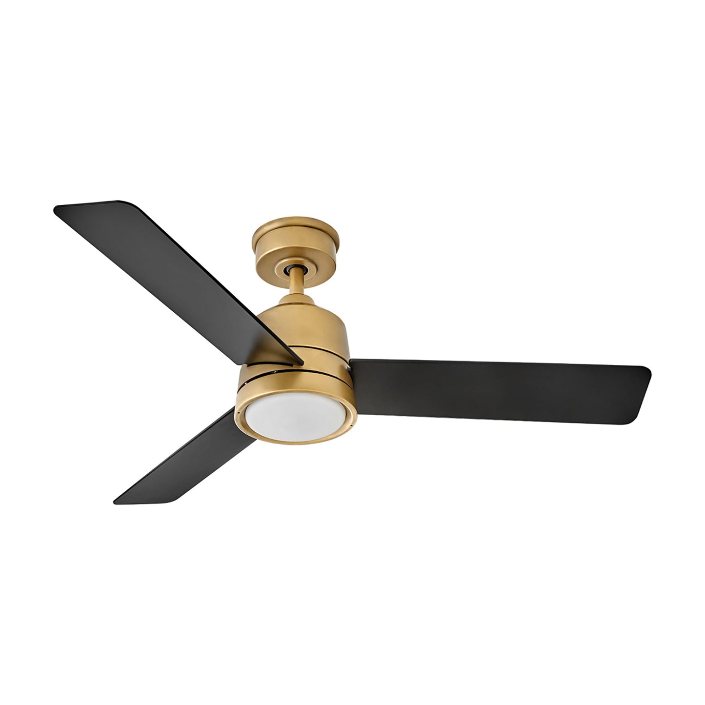Chet LED Ceiling Fan in Heritage Brass (48-Inch).