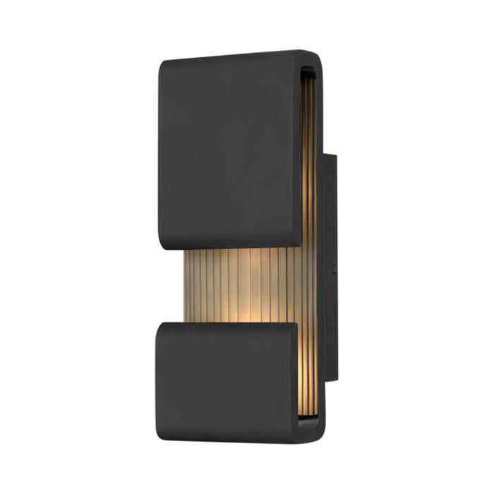 Contour Outdoor LED Wall Light in Black (Small).