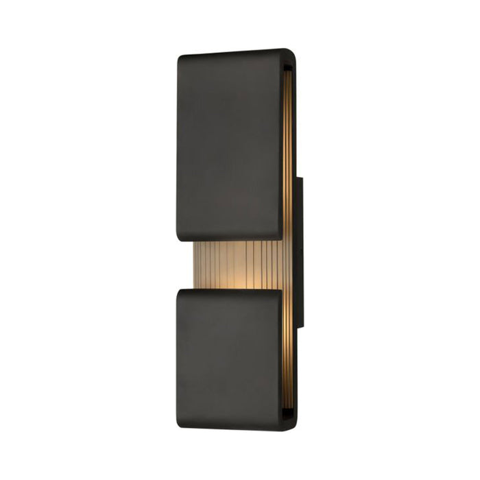 Contour Outdoor LED Wall Light in Black (Large).