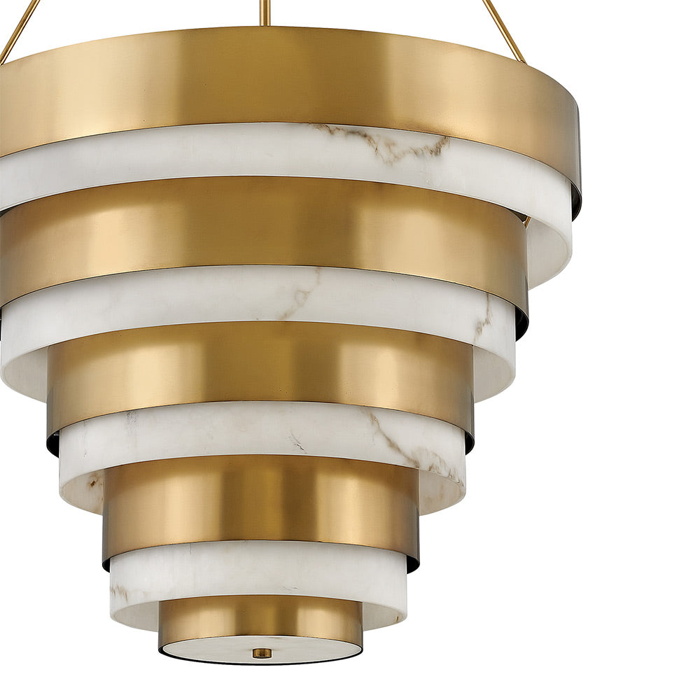 Echlon Chandelier in Detail.