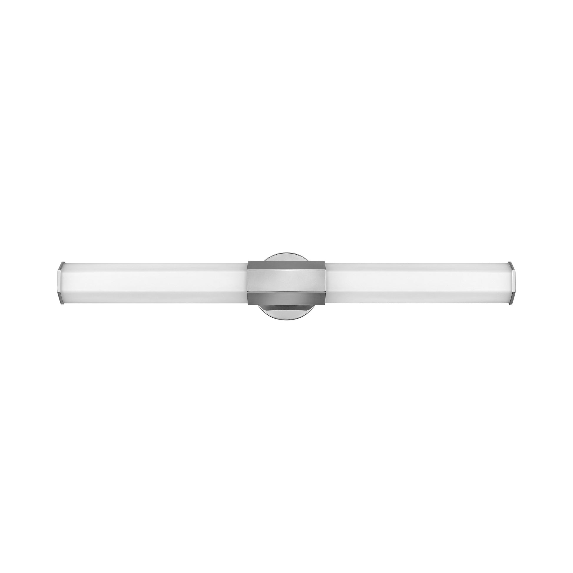 Facet LED Bath Vanity Light in Polished Nickel (Medium).