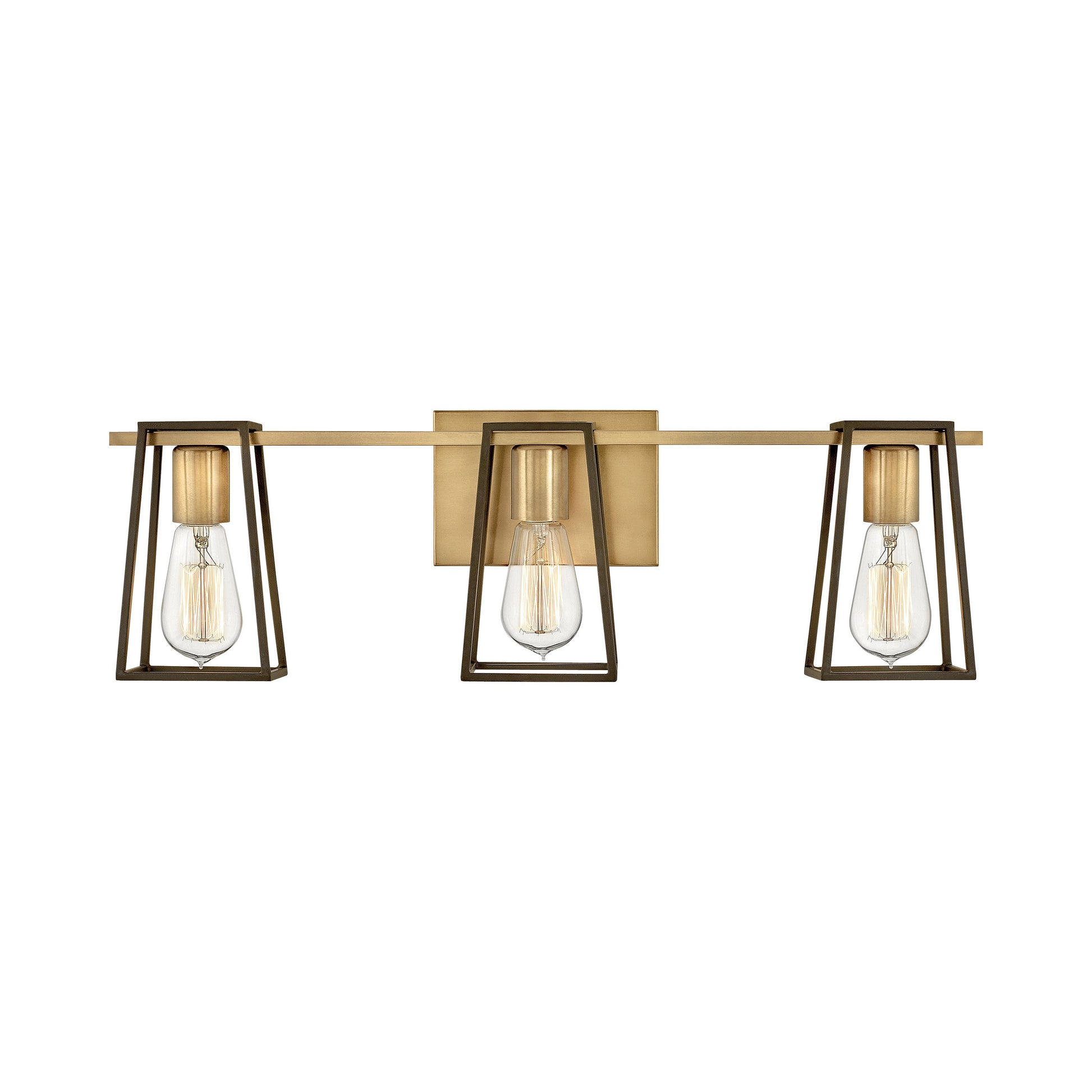 Filmore Bath Vanity Light in Heritage Brass (3-Light).