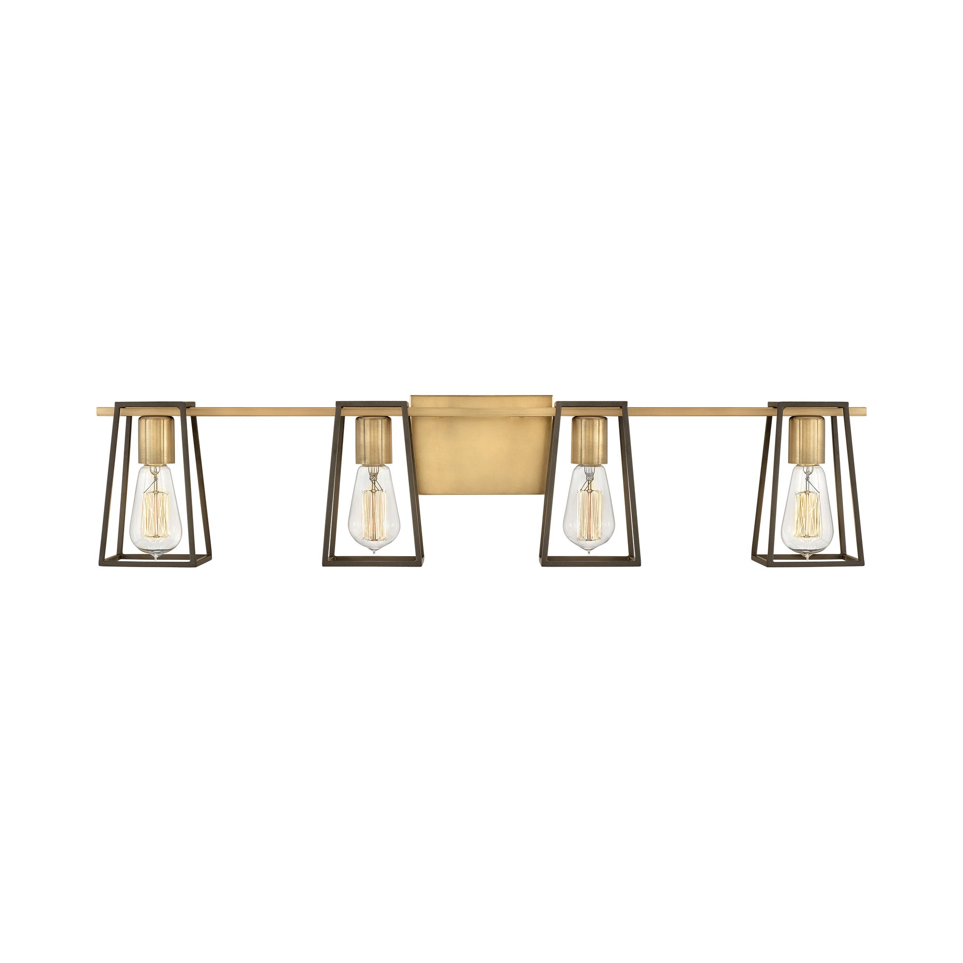 Filmore Bath Vanity Light in Heritage Brass (4-Light).