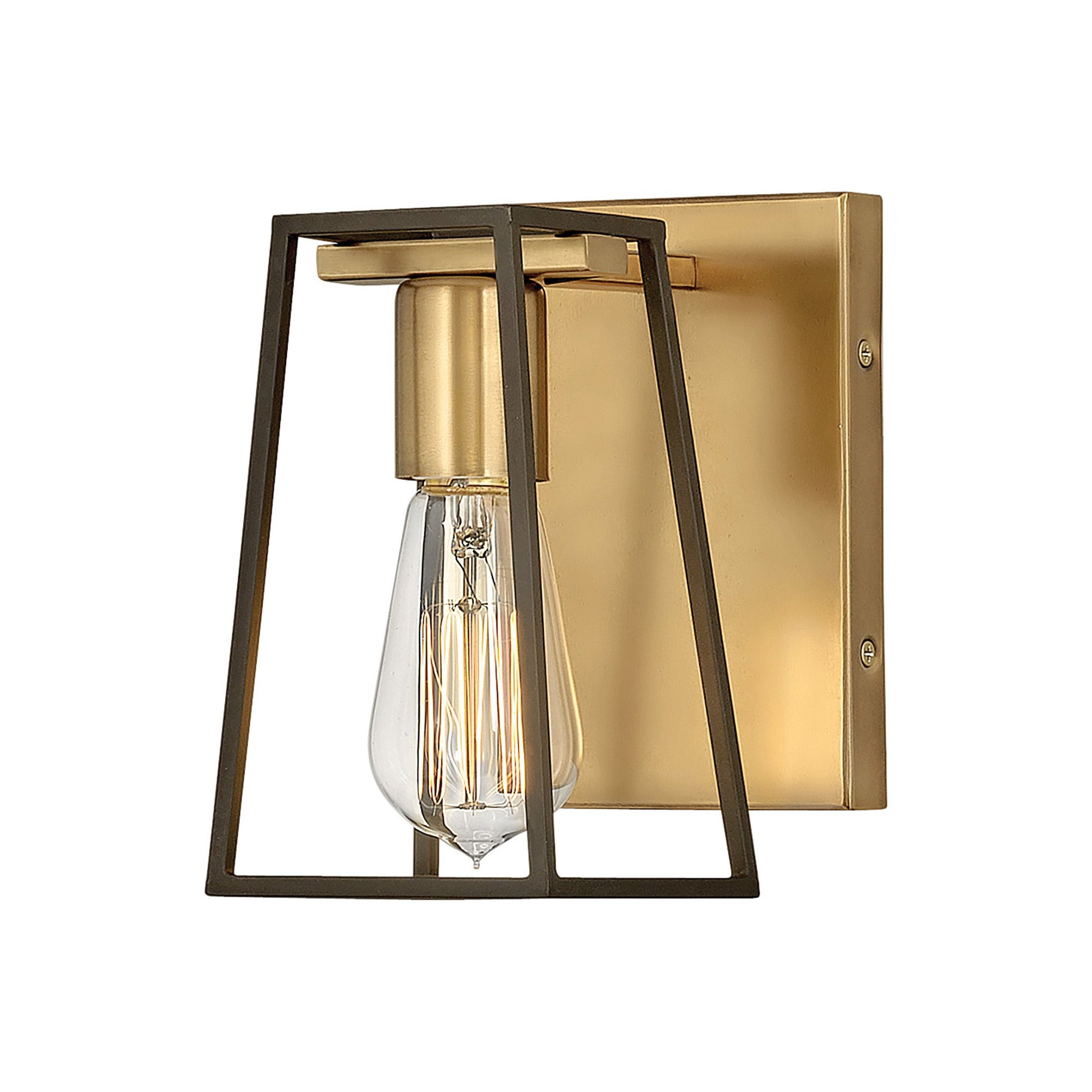 Filmore Bath Wall Light in Heritage Brass.