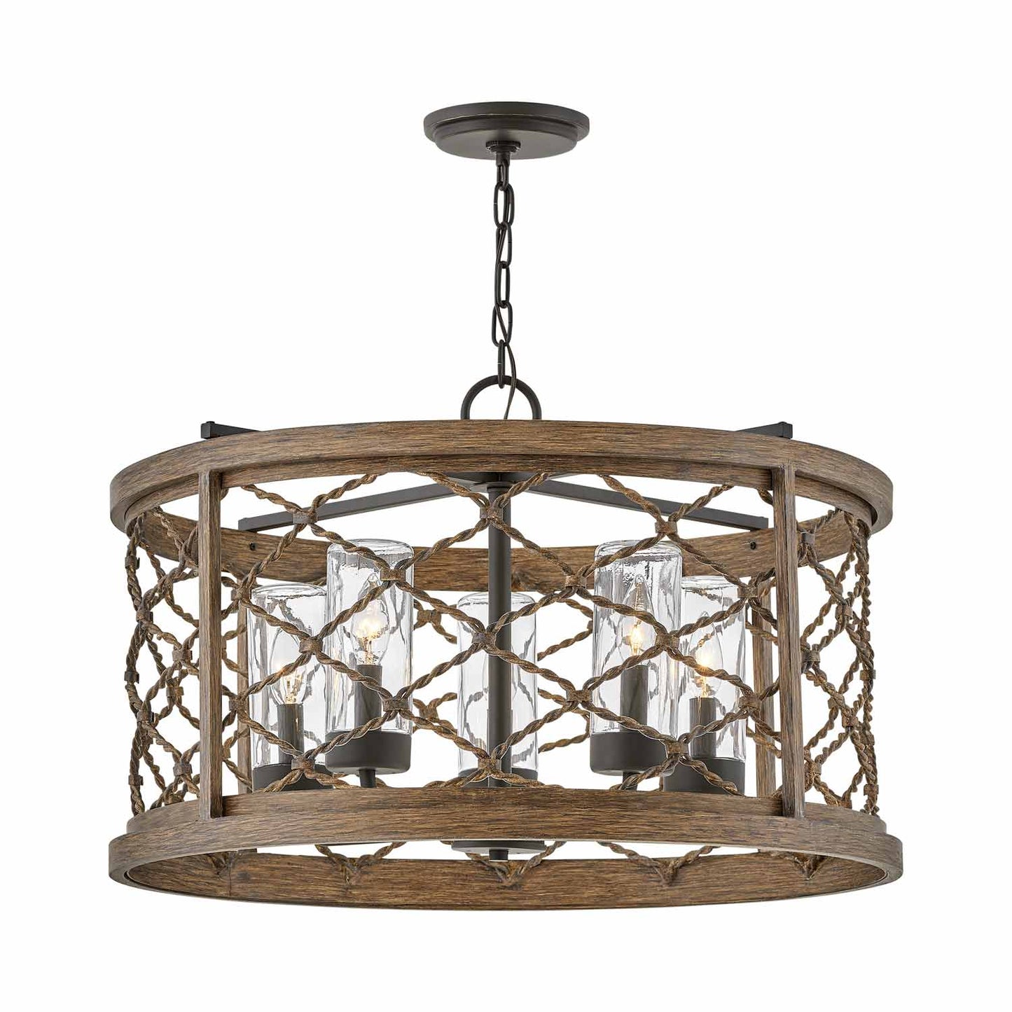 Finn Chandelier in Oil Rubbed Bronze (Medium).