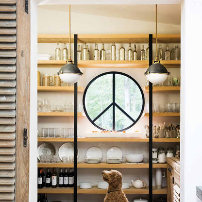 Fletcher Pendant Light in living room.