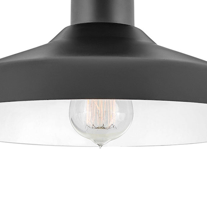 Forge Outdoor Semi Flush Mount Ceiling Light in Detail.