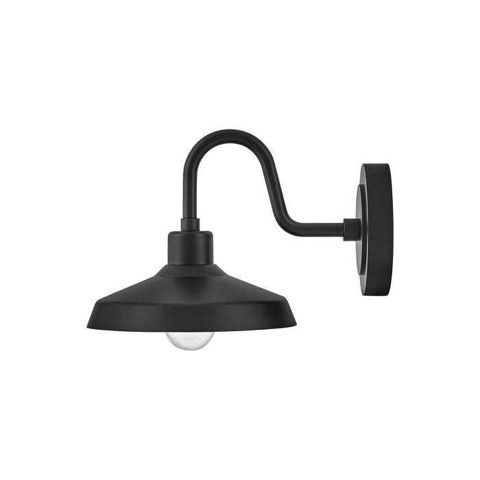 Forge Outdoor Wall Light in Black (13.5-Inch).
