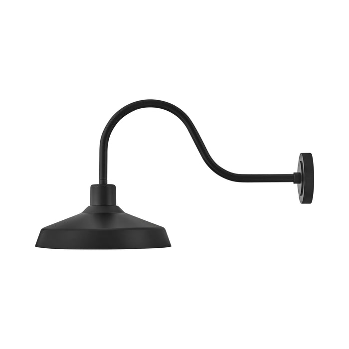 Forge Outdoor Wall Light in Black (32.5-Inch).