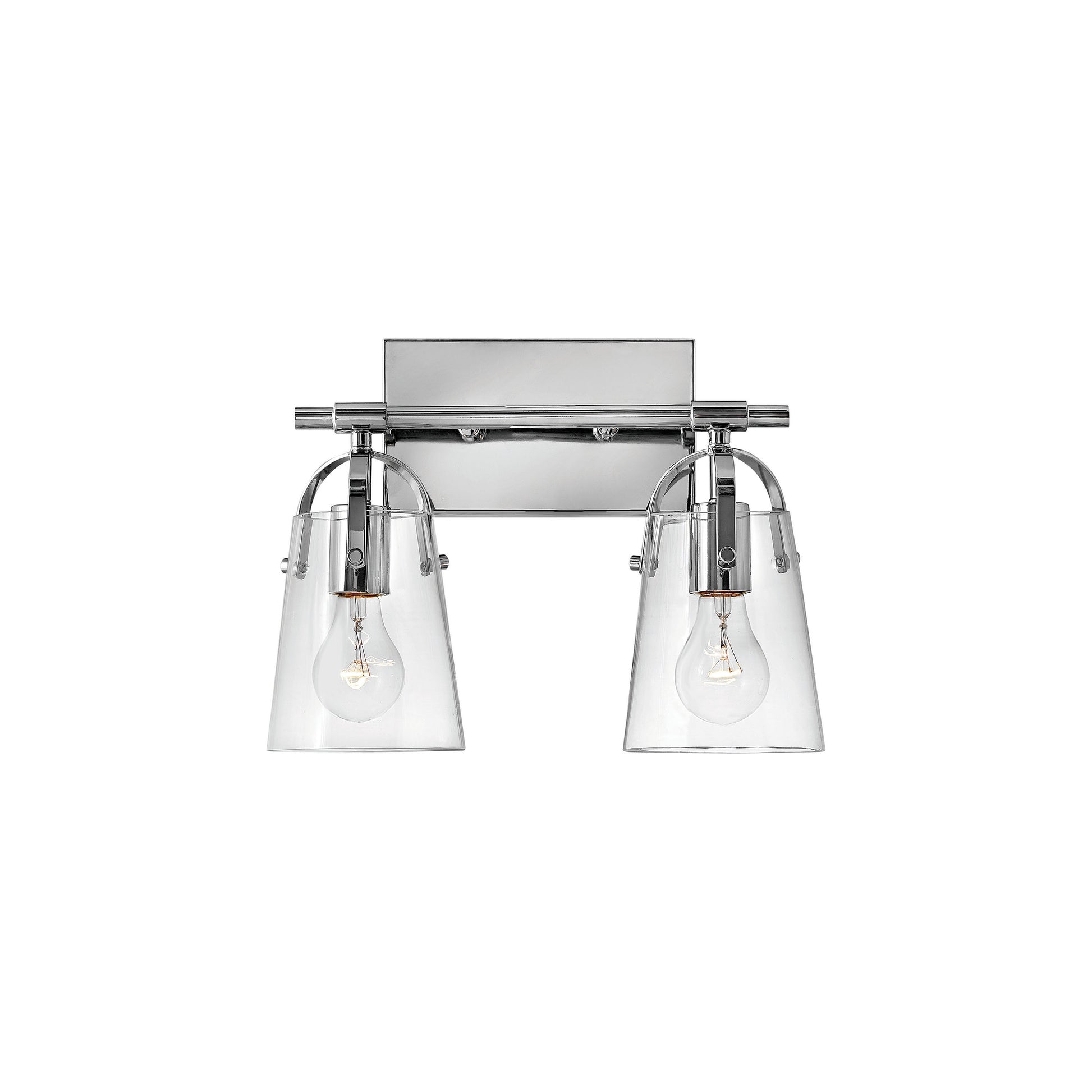 Foster Bath Vanity Light in Chrome (2-Light).