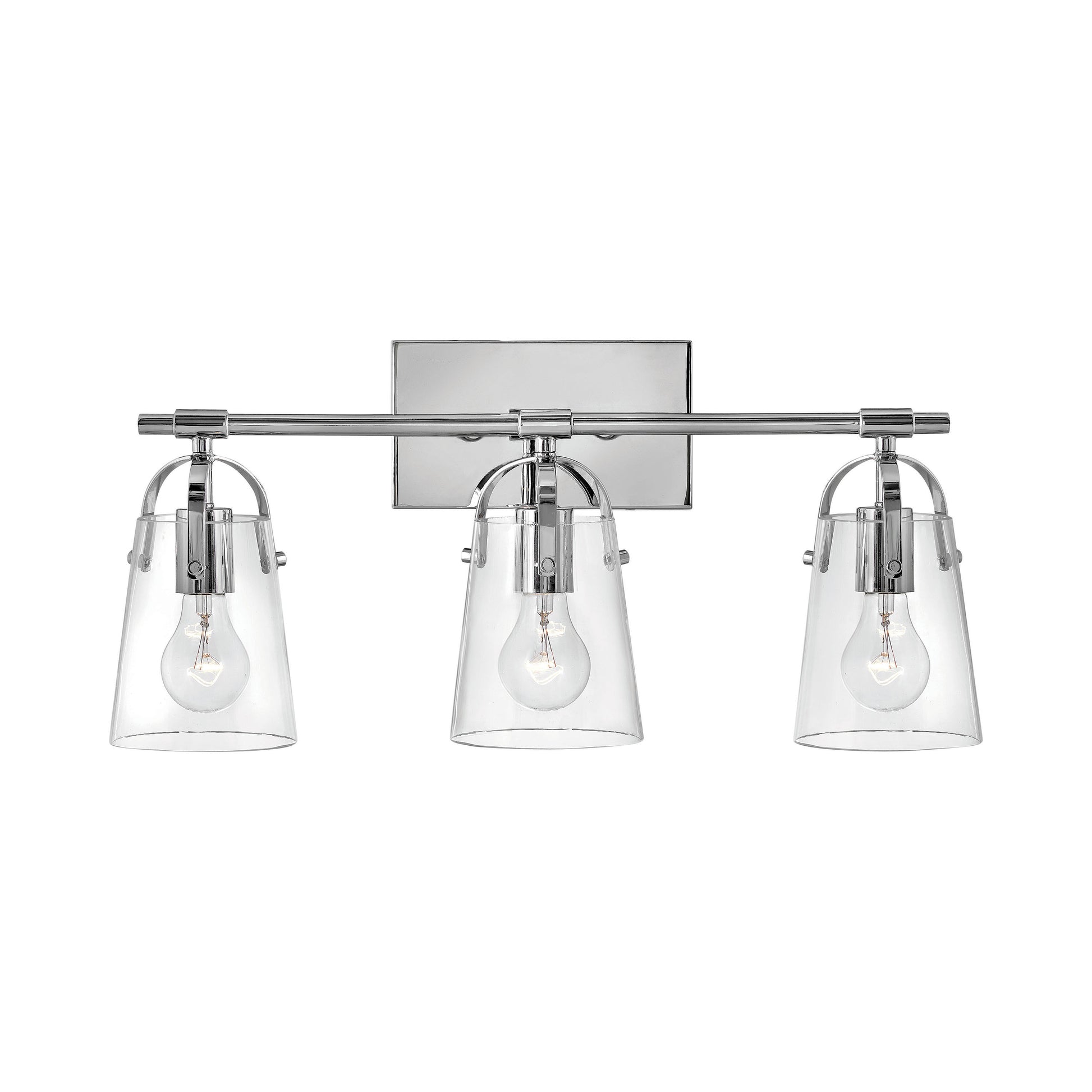 Foster Bath Vanity Light in Chrome (3-Light).