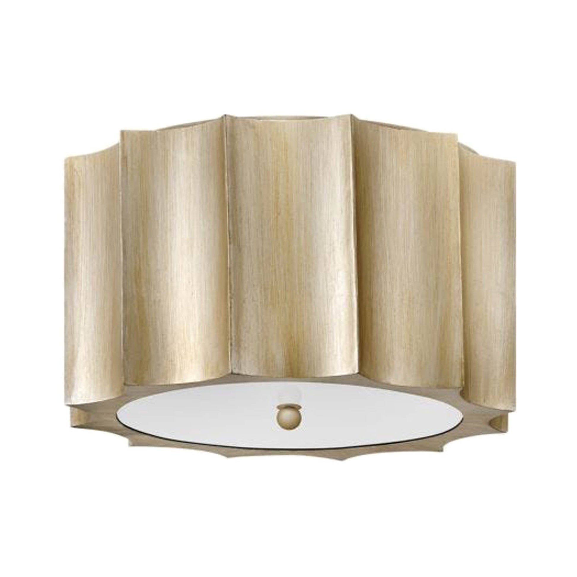 Gia Flush Mount Ceiling Light in Champagne Gold (Medium).