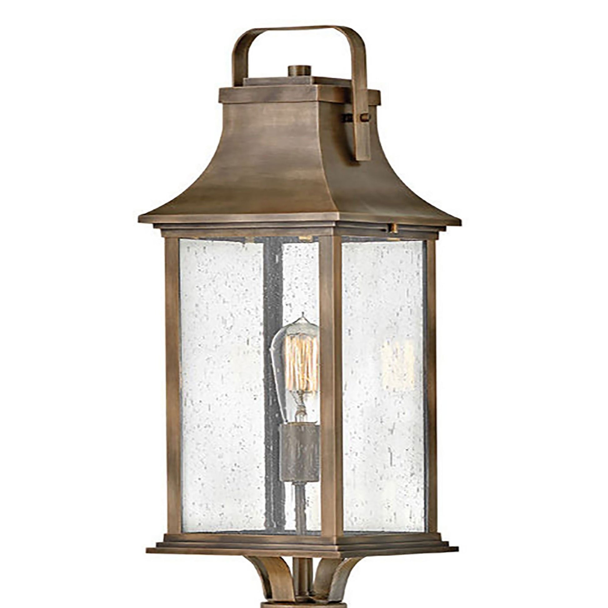 Grant Outdoor Post Lantern Light in Detail.