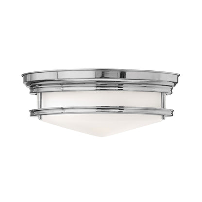 Hadley Flush Mount Ceiling Light in Large/Chrome.