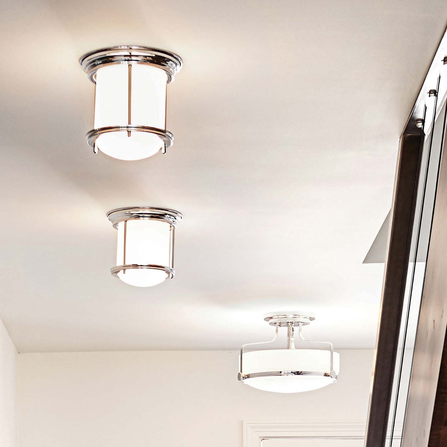 Hadley Flush Mount Ceiling Light in Detail.