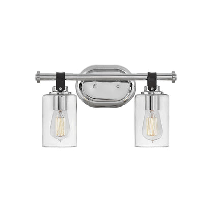 Halstead Bath Vanity Light in Chrome (2-Light).