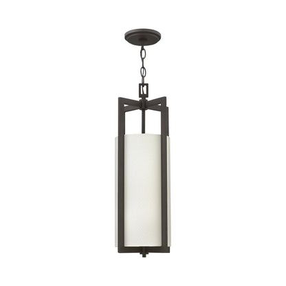 Hampton Drum Pendant Light in Buckeye Bronze/Incandescent (9.25-Inch).