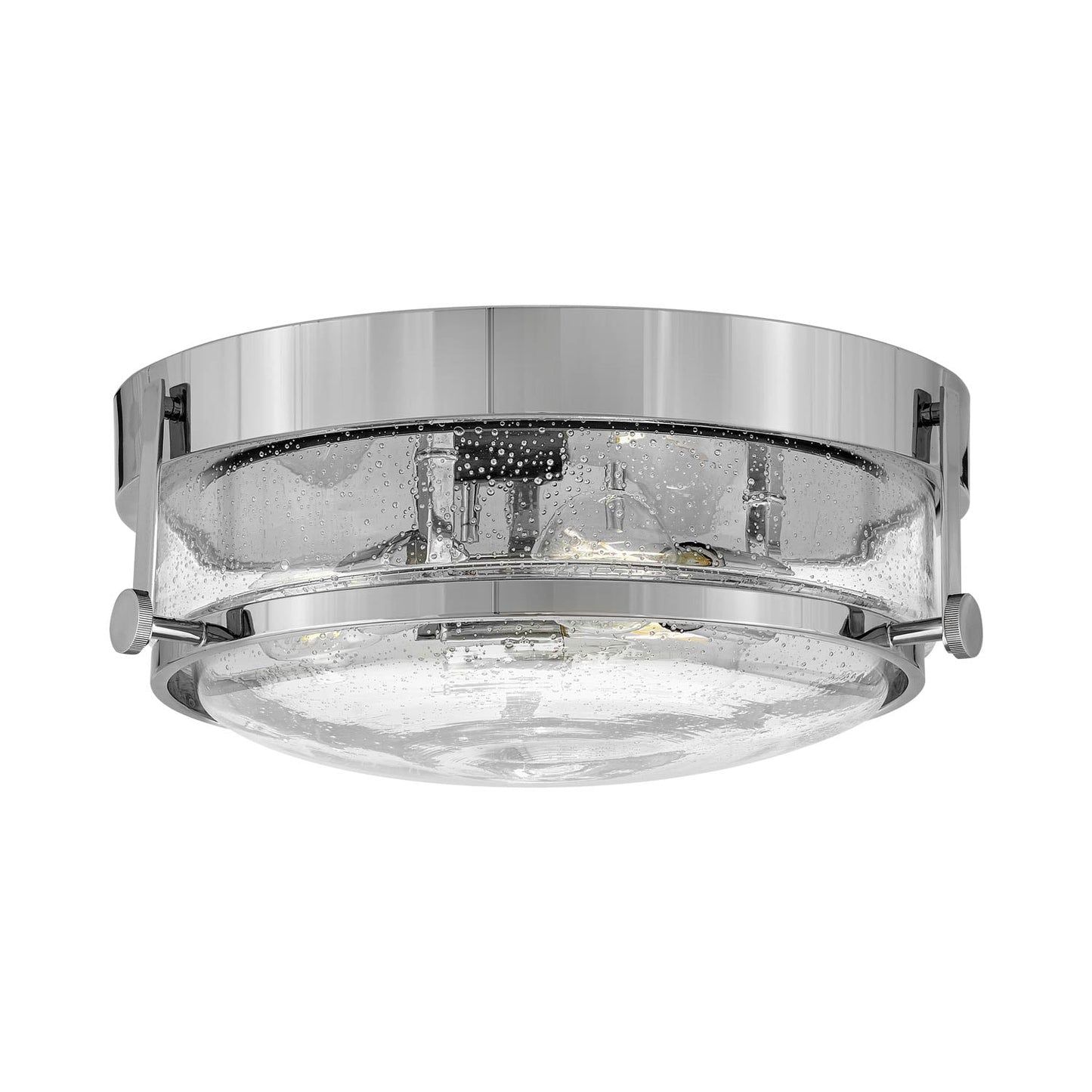 Harper Flush Mount Ceiling Light in Chrome.