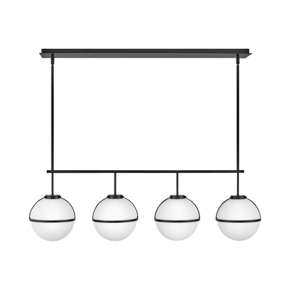 Hollis Linear LED Pendant Light in Black.