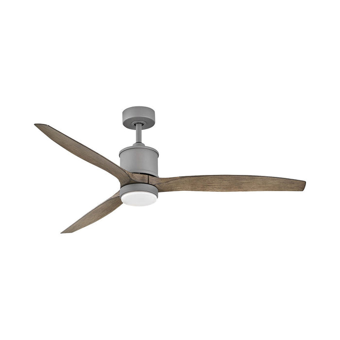 Hover LED Ceiling Fan in Graphite/Driftwood (60-Inch).