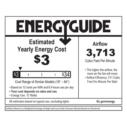 Hover LED Ceiling Fan in Detail (52-Inch).