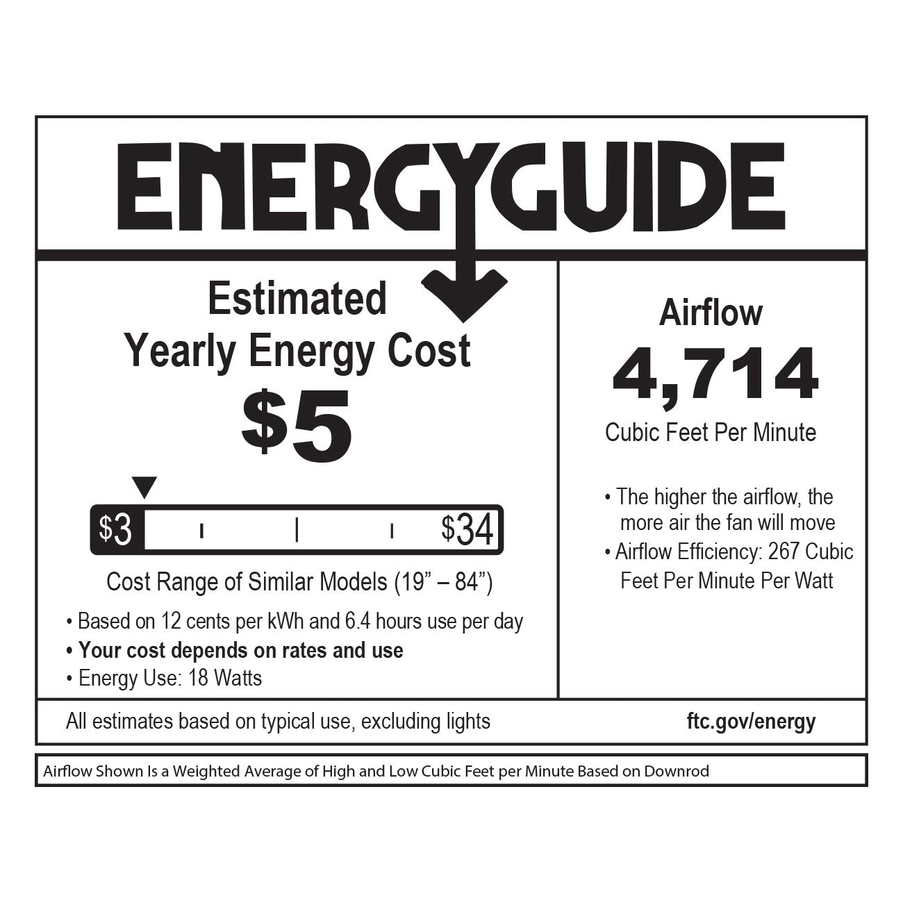 Hover LED Ceiling Fan in Detail (60-Inch).