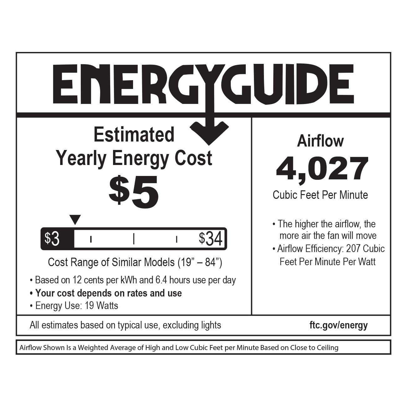 Hover LED Flush Mount Ceiling Fan in Detail (60-Inch).