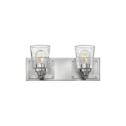 Jackson Bath Vanity Light in Brushed Nickel (2-Light).