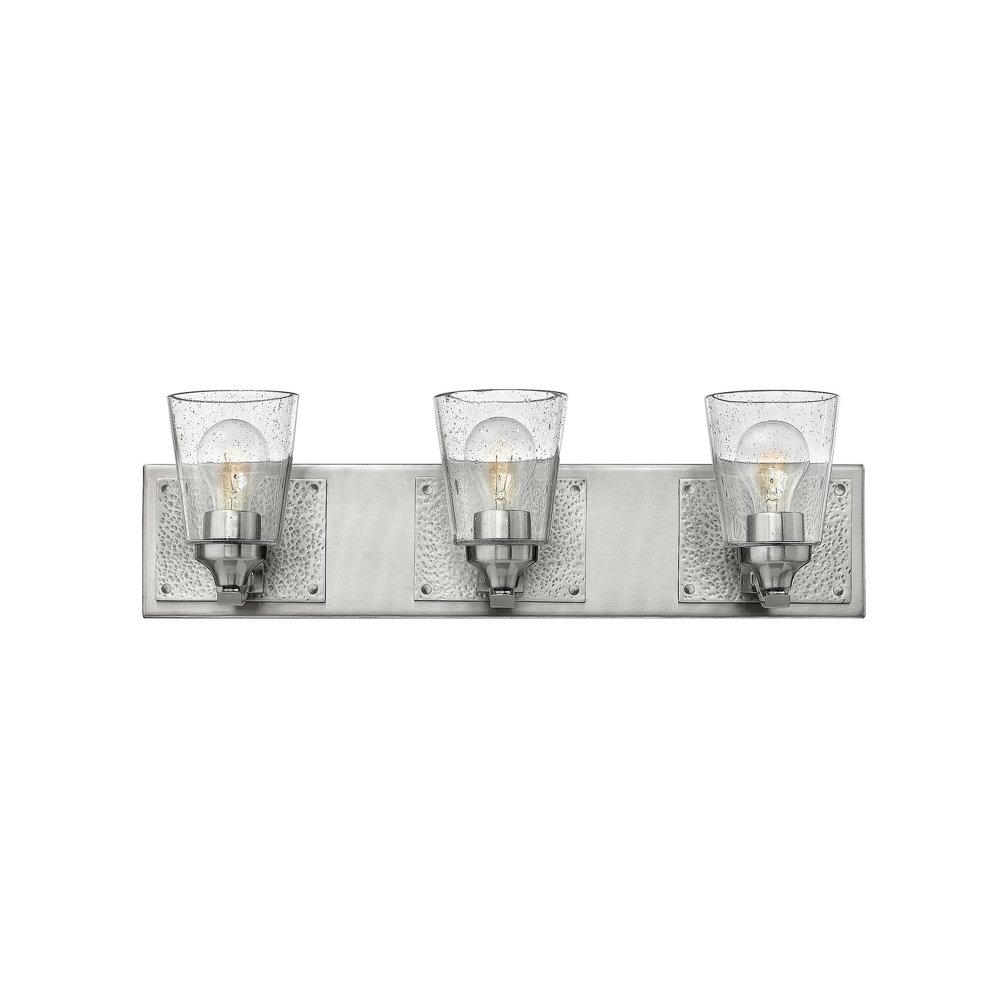 Jackson Bath Vanity Light in Brushed Nickel (3-Light).