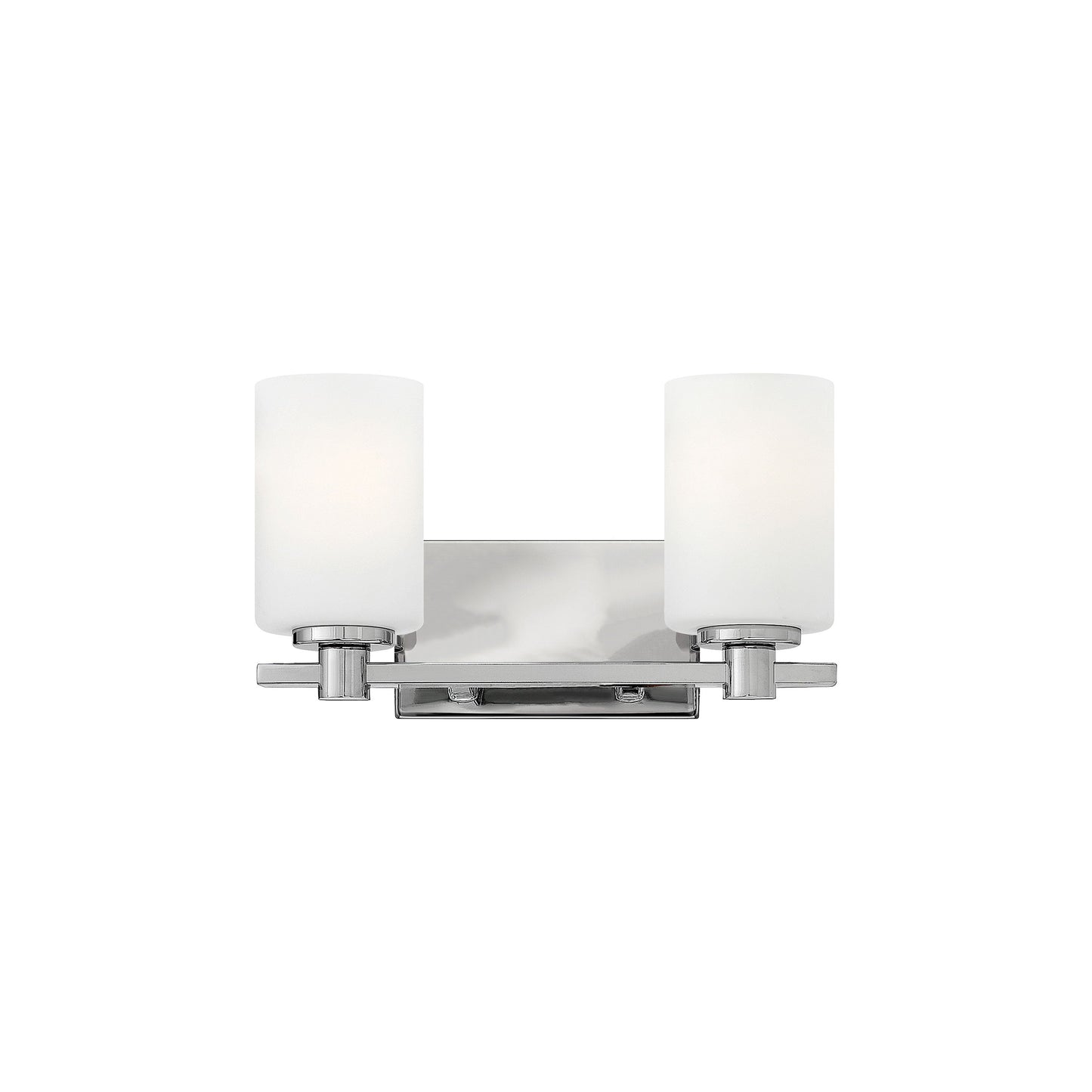 Karlie Bath Vanity Light in Chrome (2-Light).