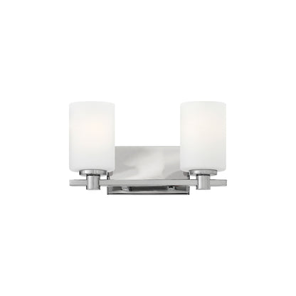 Karlie Bath Vanity Light in Chrome (2-Light).