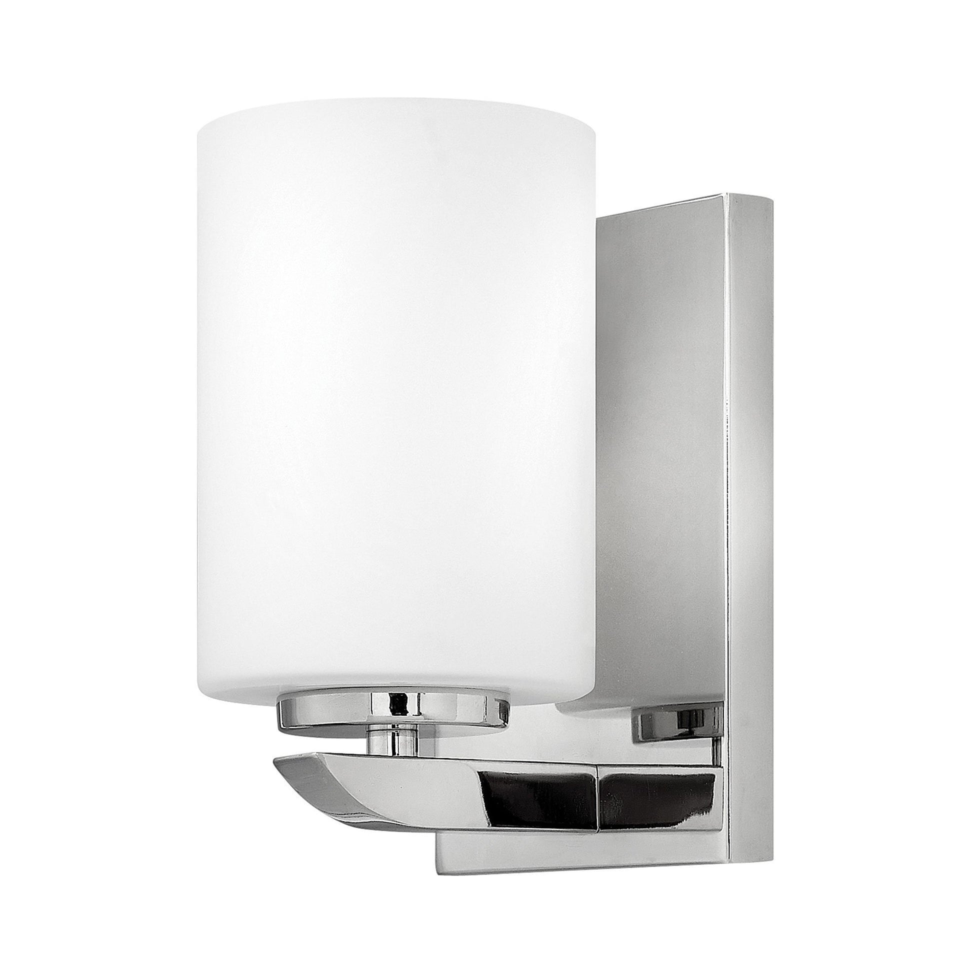 Kyra Bath Wall Light in Polished Nickel.