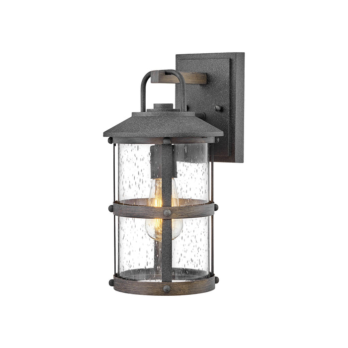 Lakehouse Outdoor Wall Light in Aged Zinc (Small).