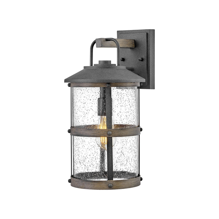 Lakehouse Outdoor Wall Light in Aged Zinc (Medium).
