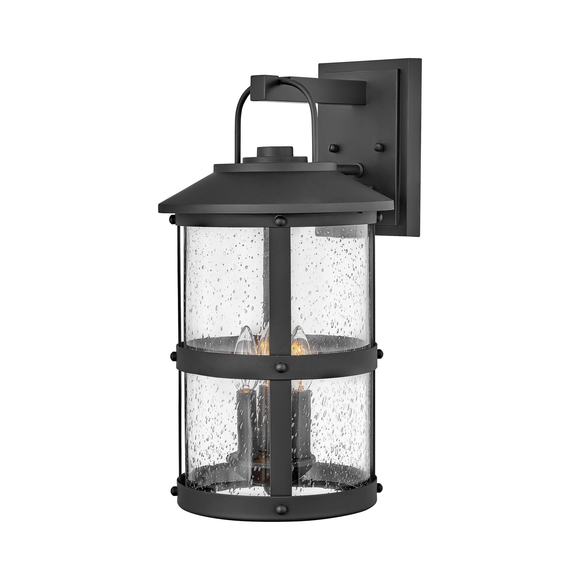 Lakehouse Outdoor Wall Light in Black (Large).
