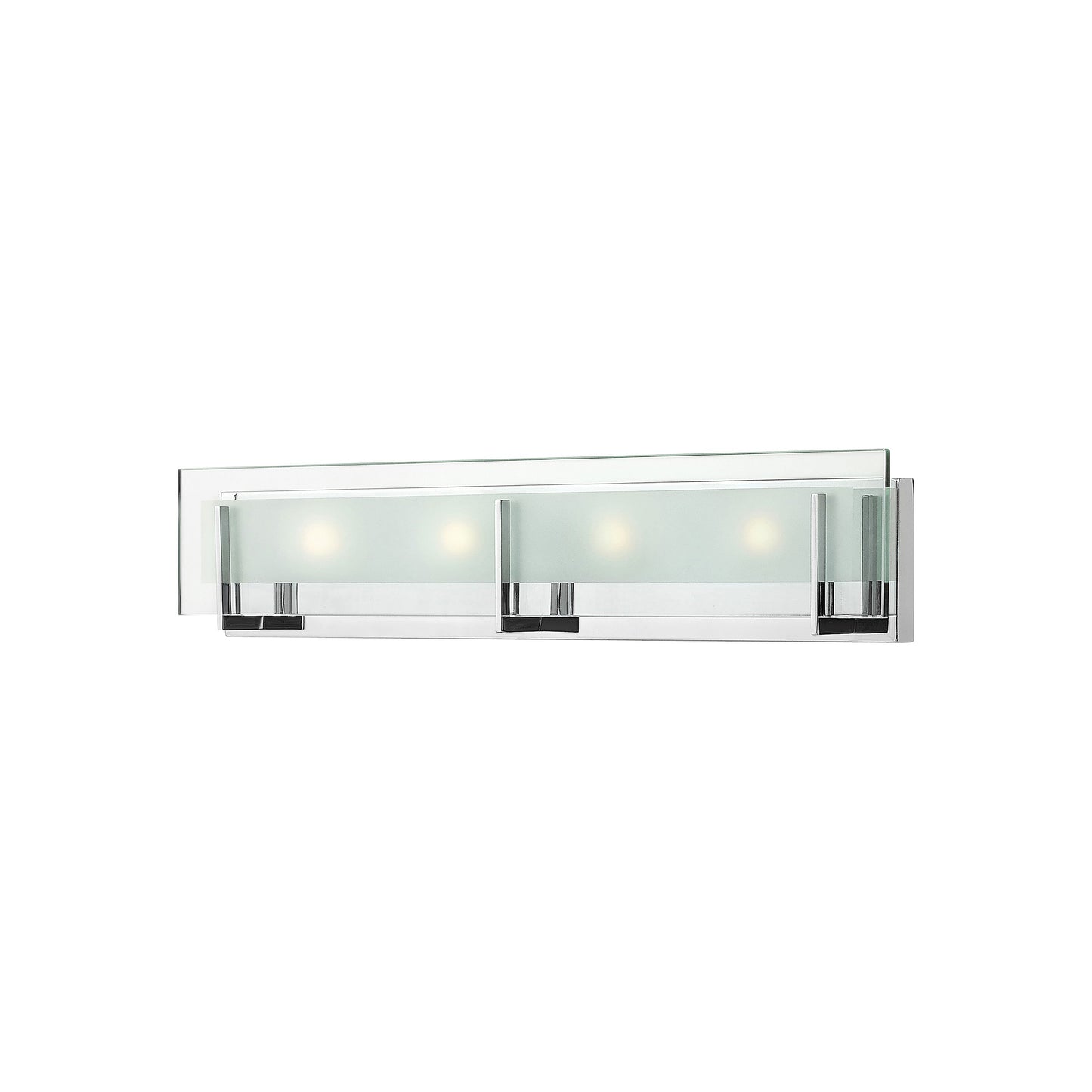 Latitude Bath Vanity Light in Chrome (4-Light).