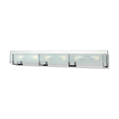 Latitude Bath Vanity Light in Chrome (6-Light).