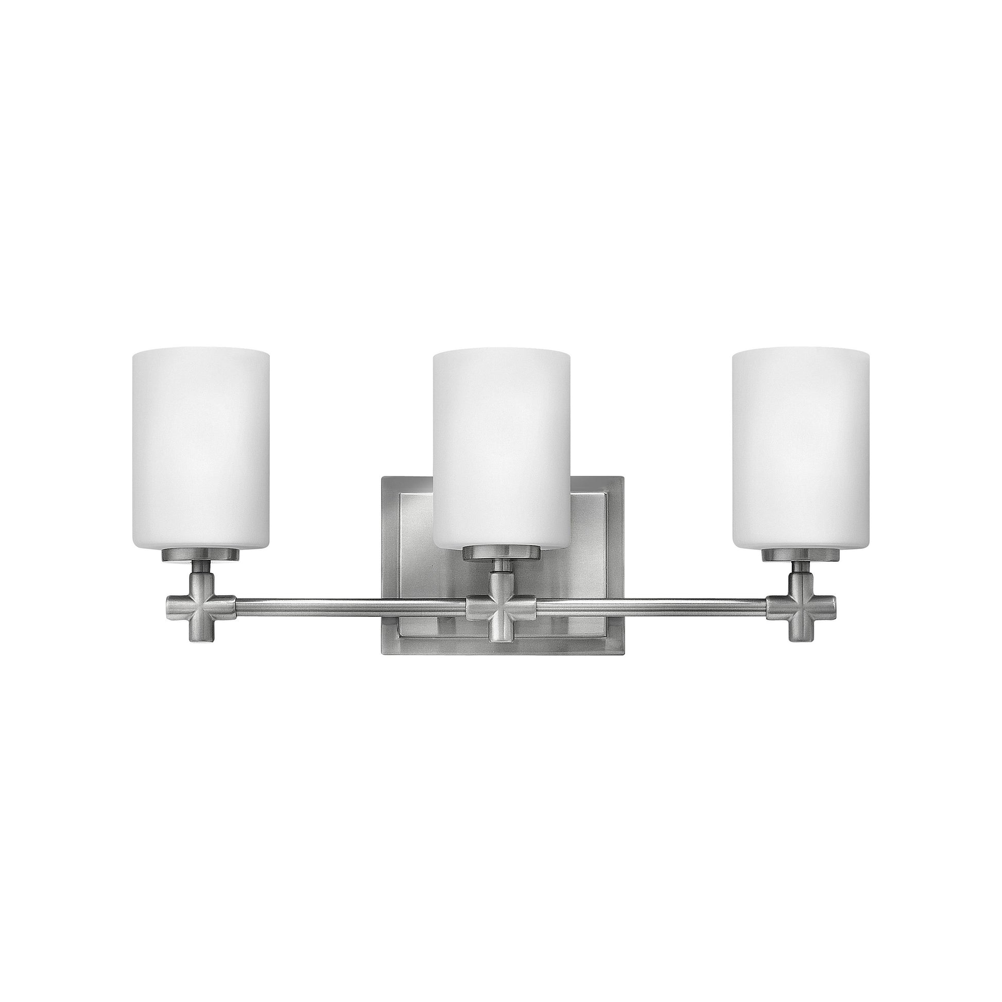 Laurel Bath Vanity Light in Brushed Nickel (3-Light).