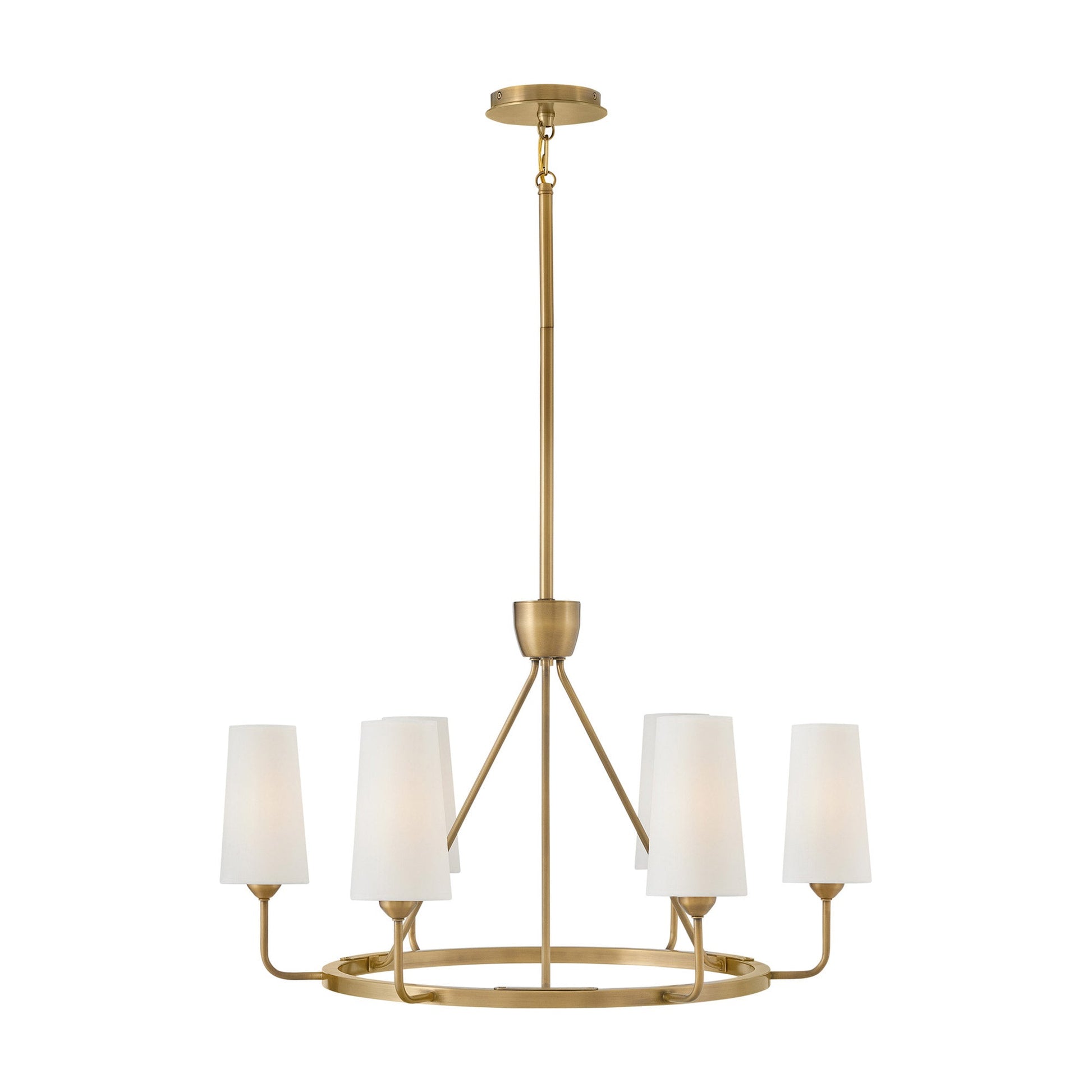 Lewis Pendant Light in Heritage Brass (Medium).