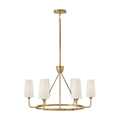 Lewis Pendant Light in Heritage Brass (Medium).