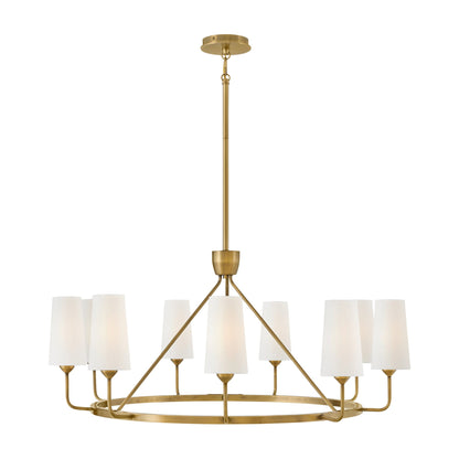 Lewis Pendant Light in Heritage Brass (Large).