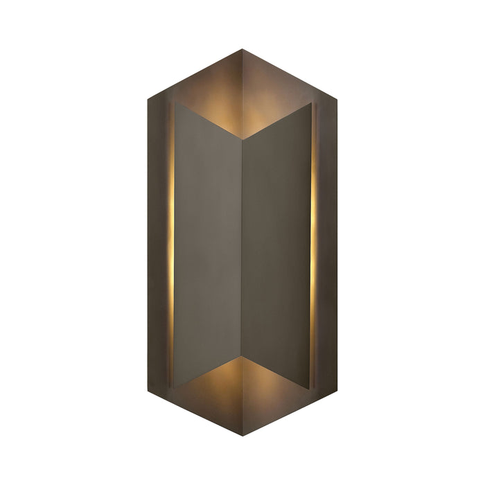 Lex Outdoor LED Wall Light in Large.