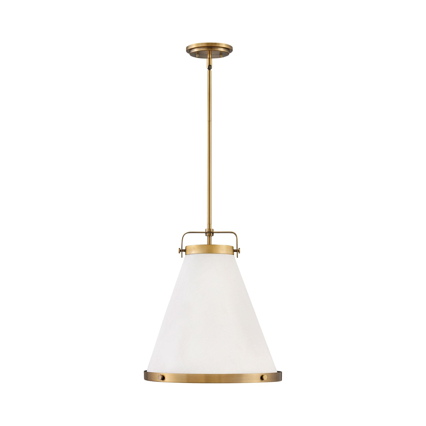 Lexi Pendant Light in Lacquered Brass (Medium).