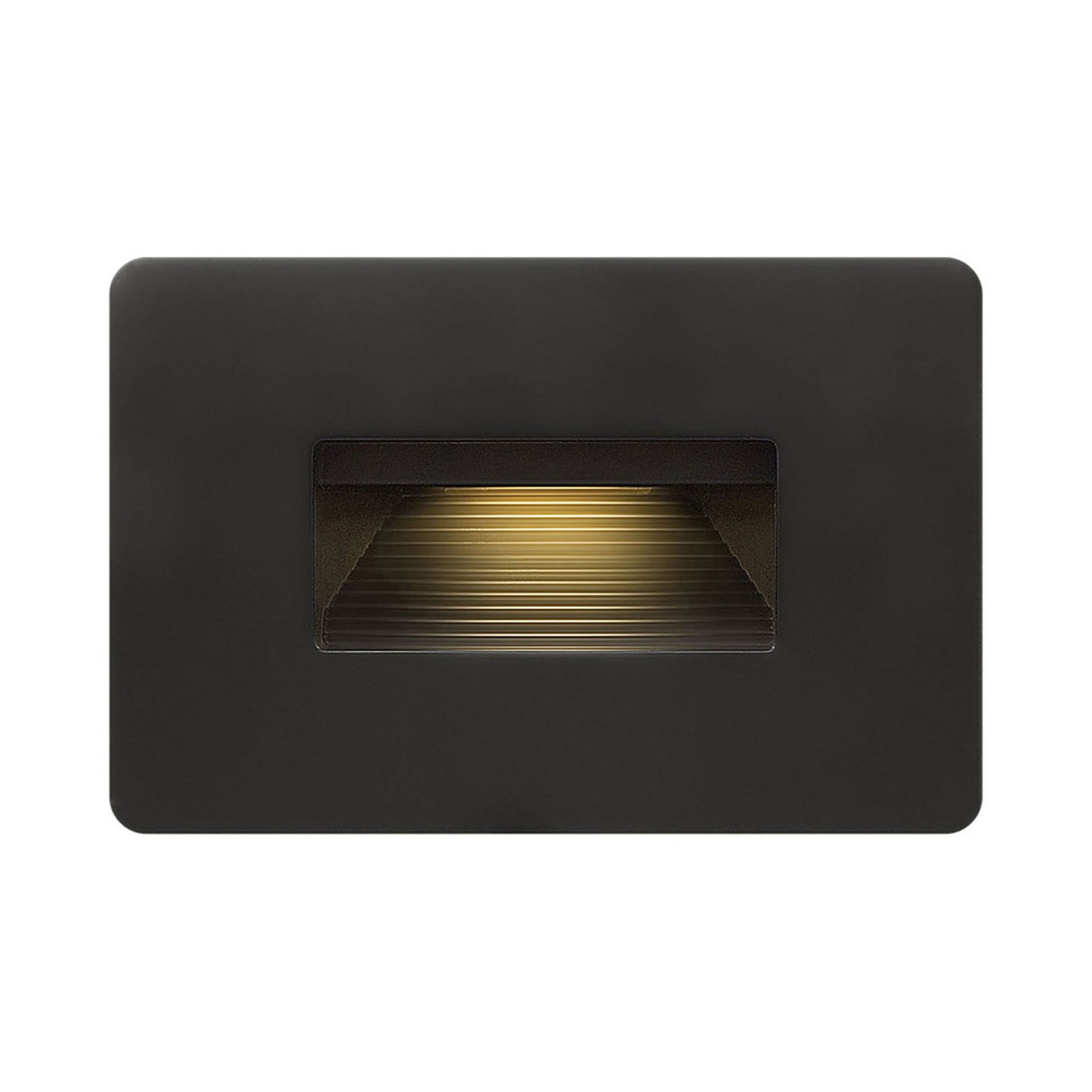 Luna LED Step Light in Satin Black (4.5-Inch).