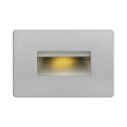 Luna LED Step Light in Horizontal/Titanium.